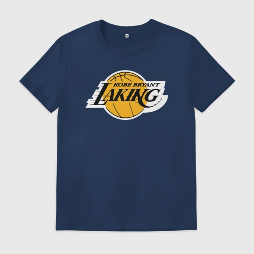 Мужская футболка хлопок Kobe Bryant laking