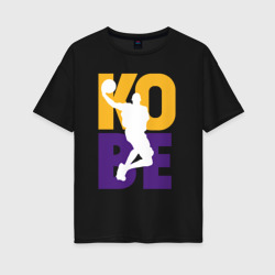 Женская футболка хлопок Oversize Kobe fly
