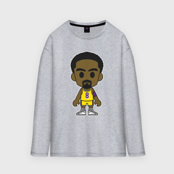 Женский лонгслив oversize хлопок Little Kobe