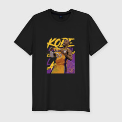 Мужская футболка хлопок Slim Kobe champion