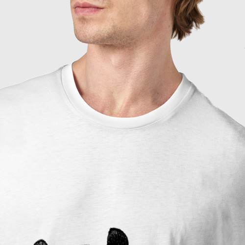 Мужская футболка хлопок с принтом Очаровательный коал, фото #4