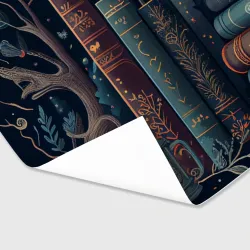 Бумага для упаковки 3D Книги, зима и магия - фото 2
