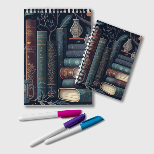 Блокнот Книги, зима и магия