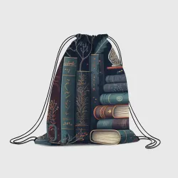 Рюкзак-мешок 3D Книги, зима и магия