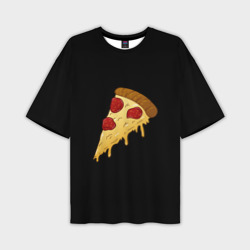 Векторная пицца – Футболка oversize 3D унисекс с принтом купить