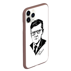 Чехол для iPhone 11 Pro Max матовый Dmitry Shostakovich - фото 2