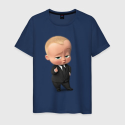 Маленький Босс – Мужская футболка хлопок с принтом купить со скидкой в -20%