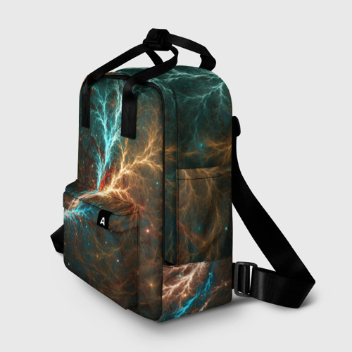 Женский рюкзак 3D с принтом Мультивселенные, фото на моделе #1