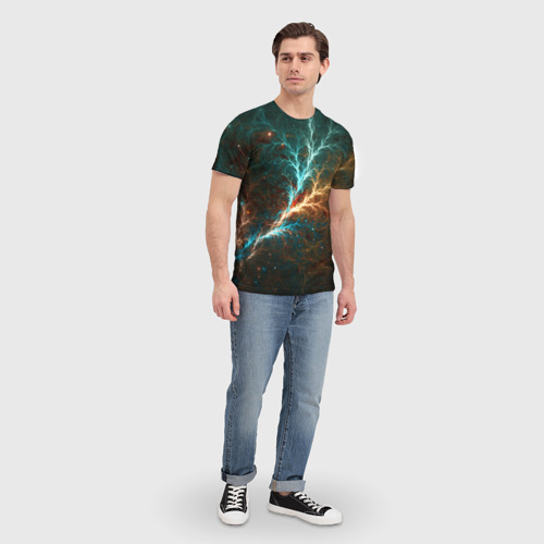 Мужская футболка 3D с принтом Мультивселенные, вид сбоку #3