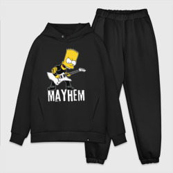 Мужской костюм oversize хлопок Mayhem Барт Симпсон рокер