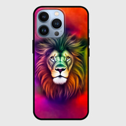 Чехол для iPhone 13 Pro Морда льва