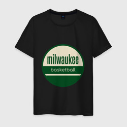 Мужская футболка хлопок Milwaukee basketball