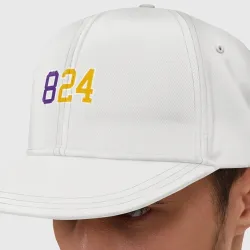 Кепка снепбек с прямым козырьком Kobe Bryant numbers