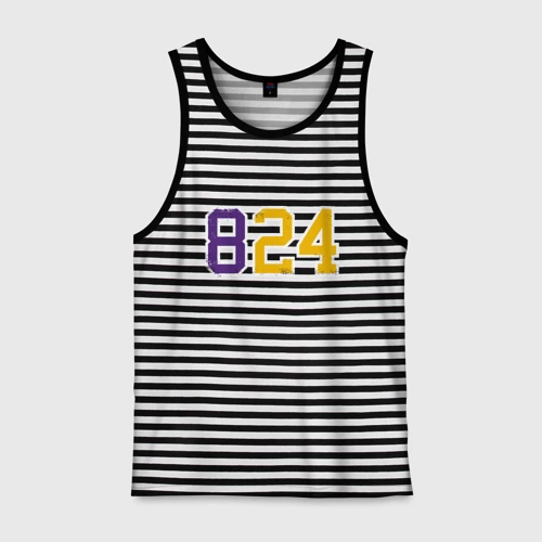 Мужская майка хлопок Kobe Bryant numbers