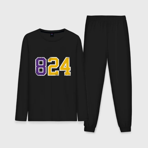 Мужская пижама с лонгсливом хлопок Kobe Bryant numbers
