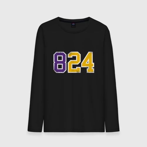 Мужской лонгслив хлопок Kobe Bryant numbers