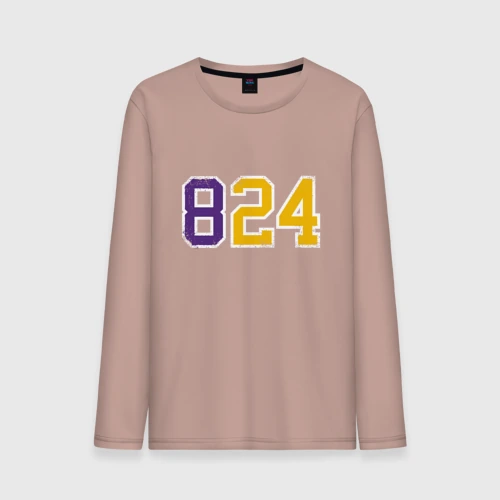 Мужской лонгслив хлопок Kobe Bryant numbers