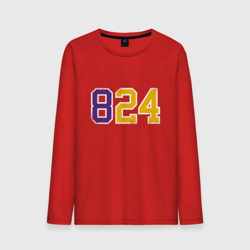 Мужской лонгслив хлопок Kobe Bryant numbers