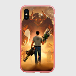 Чехол для iPhone XS Max матовый Serious Sam