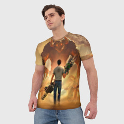 Мужская футболка 3D Serious Sam - фото 2