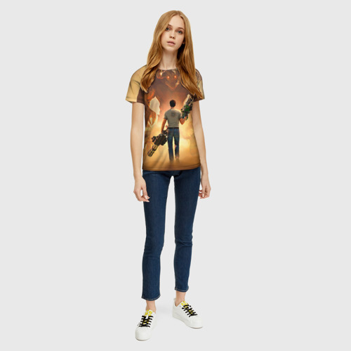 Женская футболка 3D Serious Sam, цвет 3D печать - фото 5