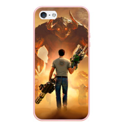 Чехол для iPhone 5/5S матовый Serious Sam