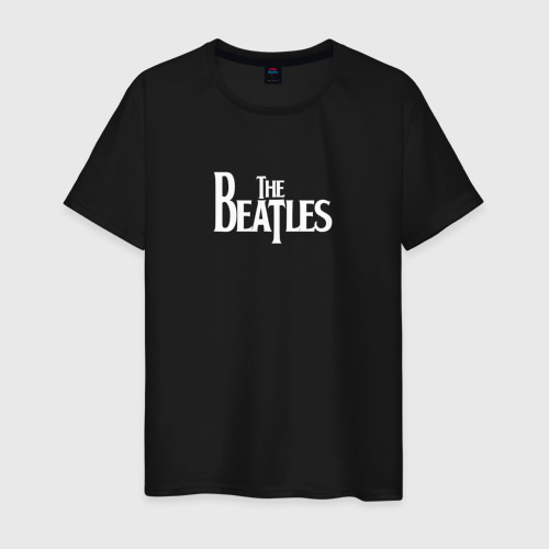 Мужская футболка хлопок The Beatles Let It Be, цвет черный