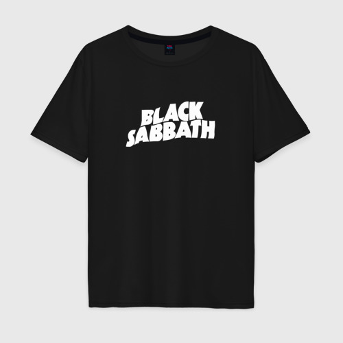 Мужская футболка хлопок Oversize Black Sabbath Paranoid, цвет черный