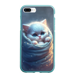 Чехол для iPhone 7Plus/8 Plus матовый Котик в мешке