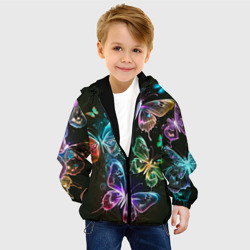 Детская куртка 3D Неоновые дикие бабочки - фото 2