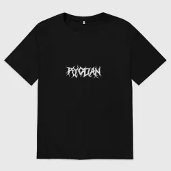 Мужская футболка хлопок Oversize Черная с пауком 4 - из аниме Hunter X Hunter - рёдан