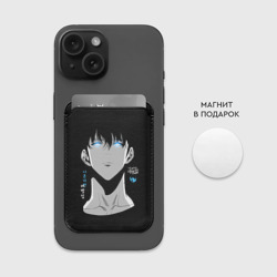 Картхолдер Magsafe магнитный Поднятие уровня в одиночку - Сон Джин Ву Solo leveling - фото 2