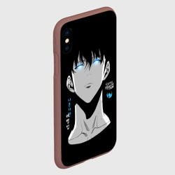 Чехол для iPhone XS Max матовый Поднятие уровня в одиночку - Сон Джин Ву Solo leveling - фото 2