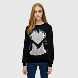 Женский свитшот 3D Поднятие уровня в одиночку - Сон Джин Ву Solo leveling - фото 2