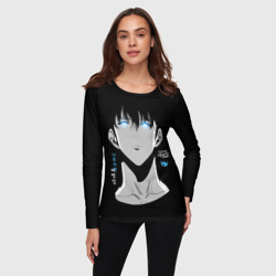 Женский лонгслив 3D Поднятие уровня в одиночку - Сон Джин Ву Solo leveling - фото 2