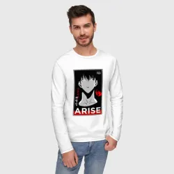 Мужской лонгслив хлопок Arise - solo leveling - фото 2