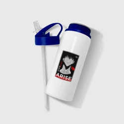 Бутылка для воды с трубочкой Arise - solo leveling - фото 2