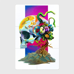 Череп Сальвадора Дали - сюрреализм – Магнитный плакат 2Х3 с принтом купить