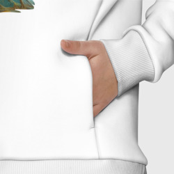 Костюм с принтом Череп Сальвадора Дали - сюрреализм для ребенка, вид на модели спереди №5. Цвет основы: белый