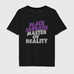 Мужская футболка хлопок Oversize Black Sabbath Master of Reality