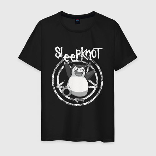 Мужская футболка хлопок Sleepknot, цвет черный