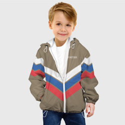 Детская куртка 3D Триколор - три полосы на песочном - фото 2