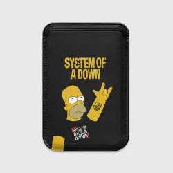 Картхолдер Magsafe магнитный System of a Down Гомер Симпсон рокер