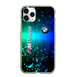 Чехол для iPhone 11 Pro матовый BMW m power - motorsport extreme