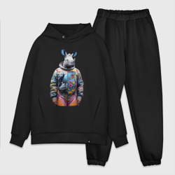 Мужской костюм oversize хлопок Rhino in fashionable spacesuit