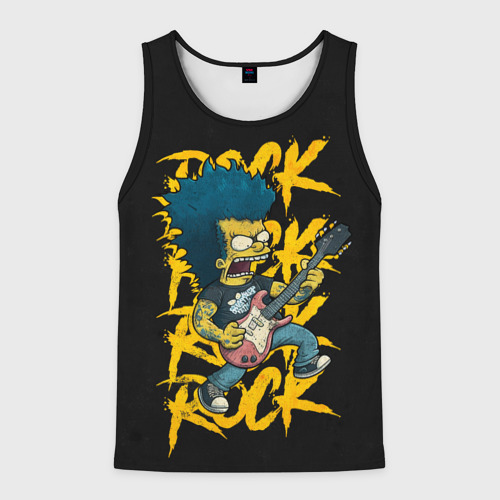 Мужская майка 3D Rock Simpson, цвет 3D печать