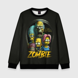 Детский свитшот 3D Simpsons zombie