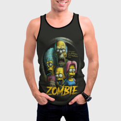 Мужская майка 3D Simpsons zombie - фото 2