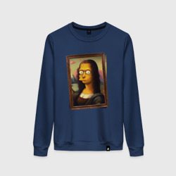 Mona Simpson – Женский свитшот хлопок с принтом купить со скидкой в -13%
