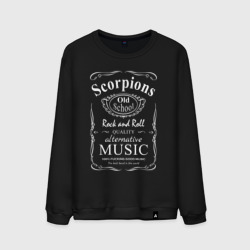 Мужской свитшот хлопок Scorpions в стиле Jack Daniels